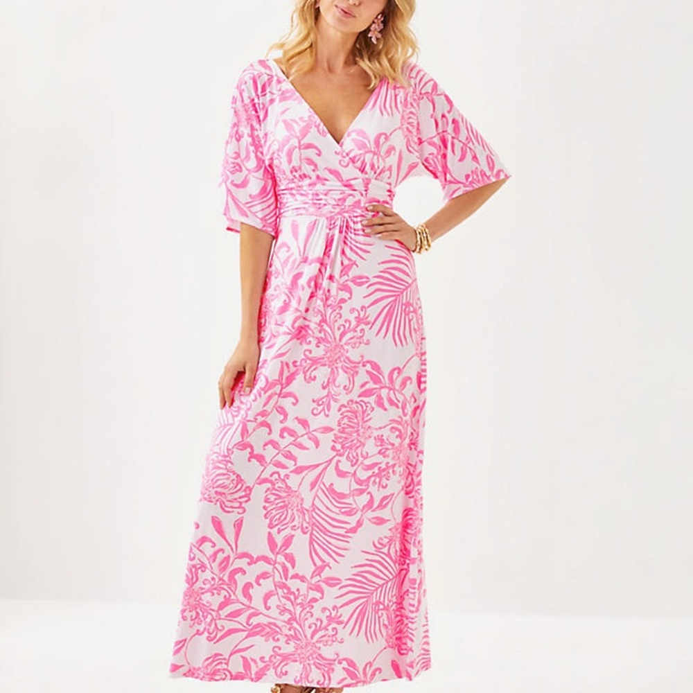 Lilly Pulitzer Pink Floral Maxi Dress (copy)